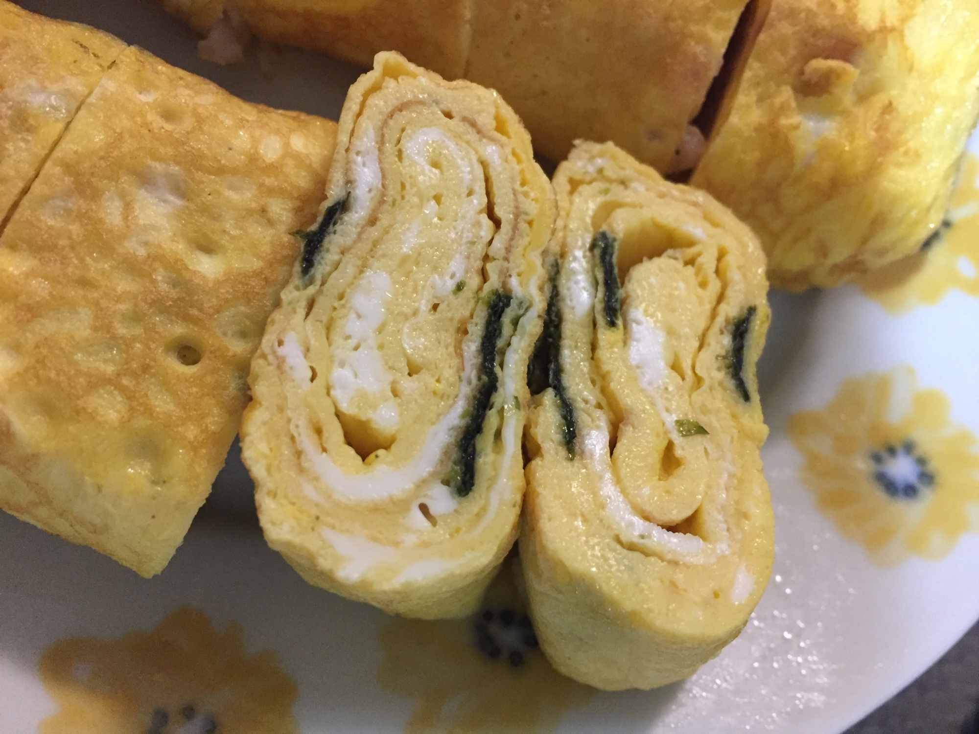 味付け海苔の卵焼き