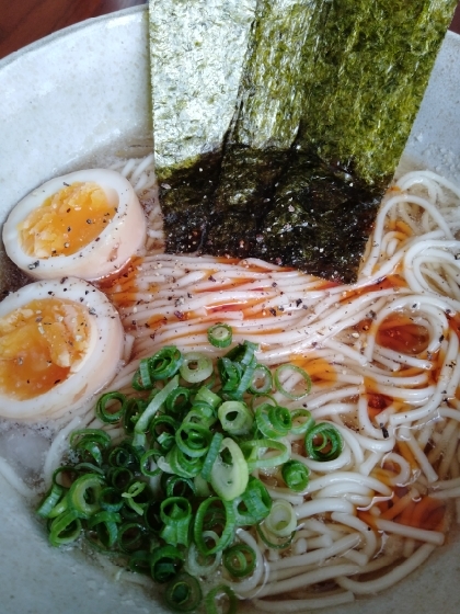 さっぱり 冷やしラーメン風 そうめんっ