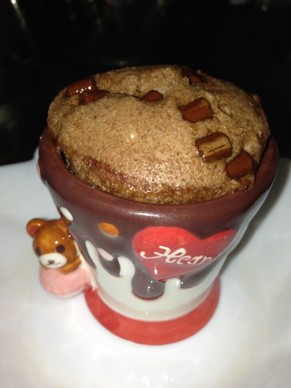 ホットケーキミックスでマグカップケーキ