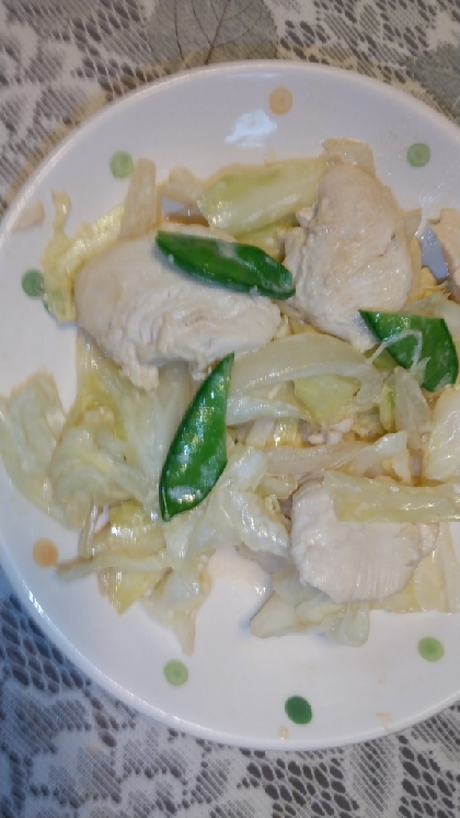 鶏むね肉のマヨぽん炒め