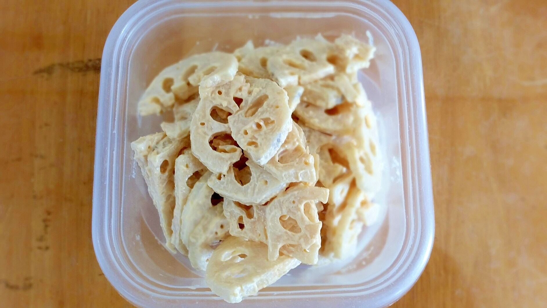 蓮根の明太マヨ和え