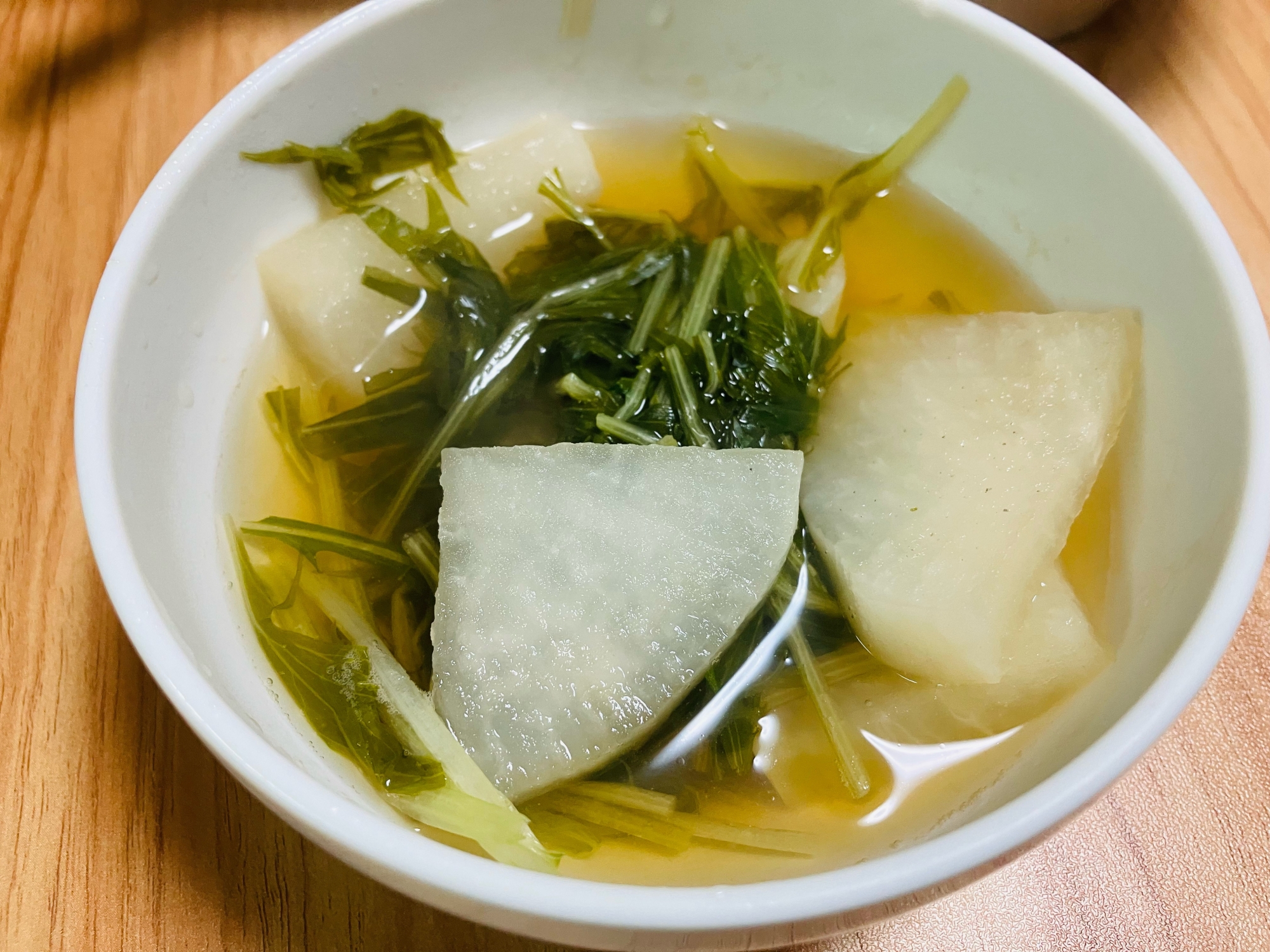 大根と水菜の煮物