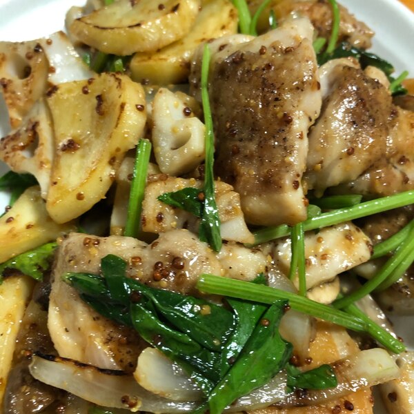 鶏肉とじゃがいものマスタード炒め レシピ 作り方 By ちゅあ 楽天レシピ 鶏肉とじゃがいものマスタード炒め レシピ 作り方 By ちゅあ 楽天レシピ