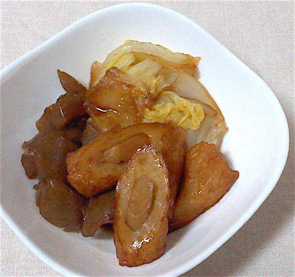 白菜とこんにゃくと練り物の煮物 レシピ 作り方 By りんだ 楽天レシピ