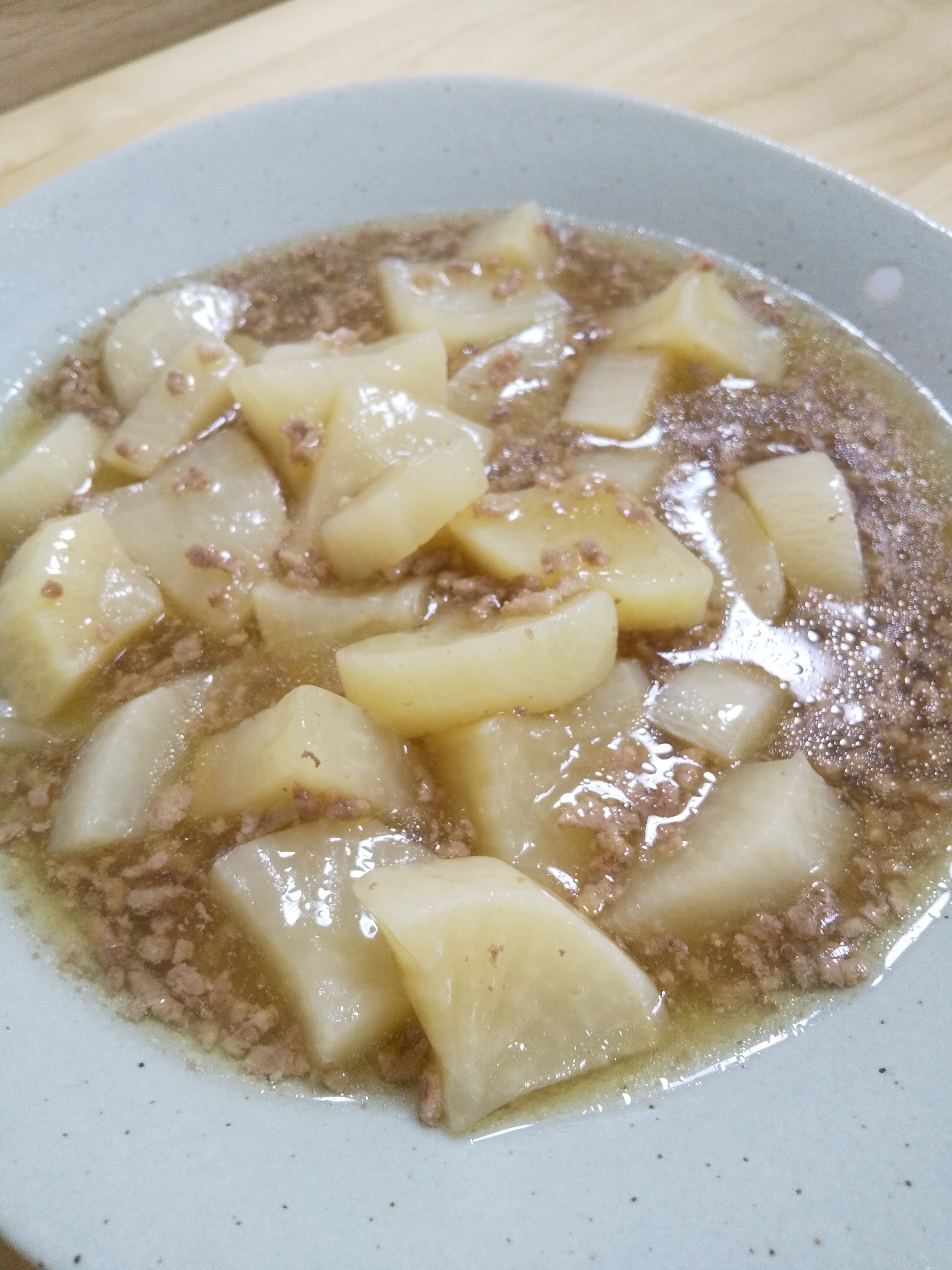 【ホットクック】大根のひき肉あんかけ