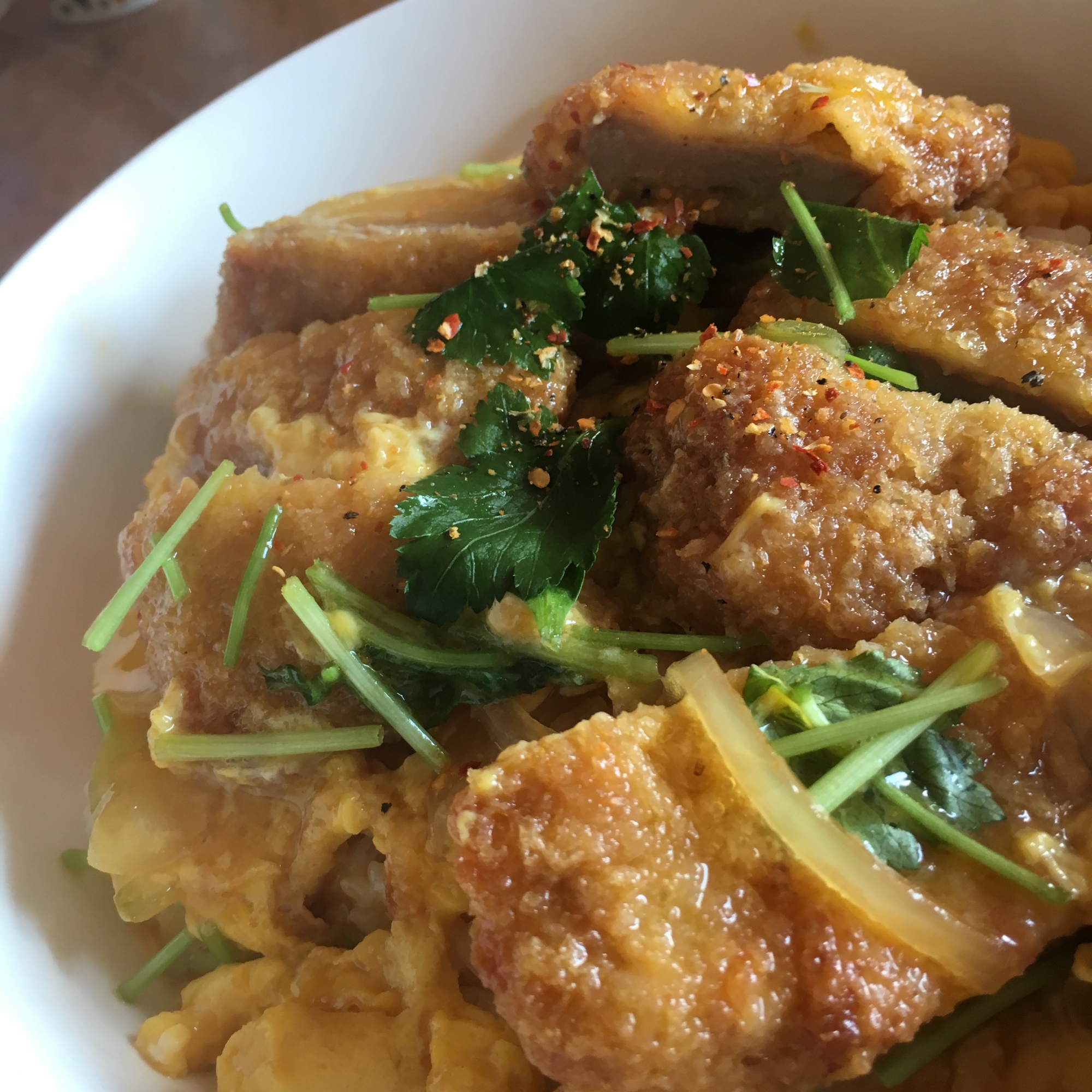 男子高生のお昼ご飯！どーんとカツ丼