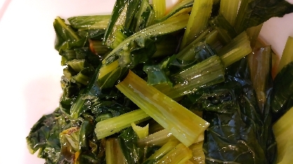 小松菜のおひたし～ポン酢ベース