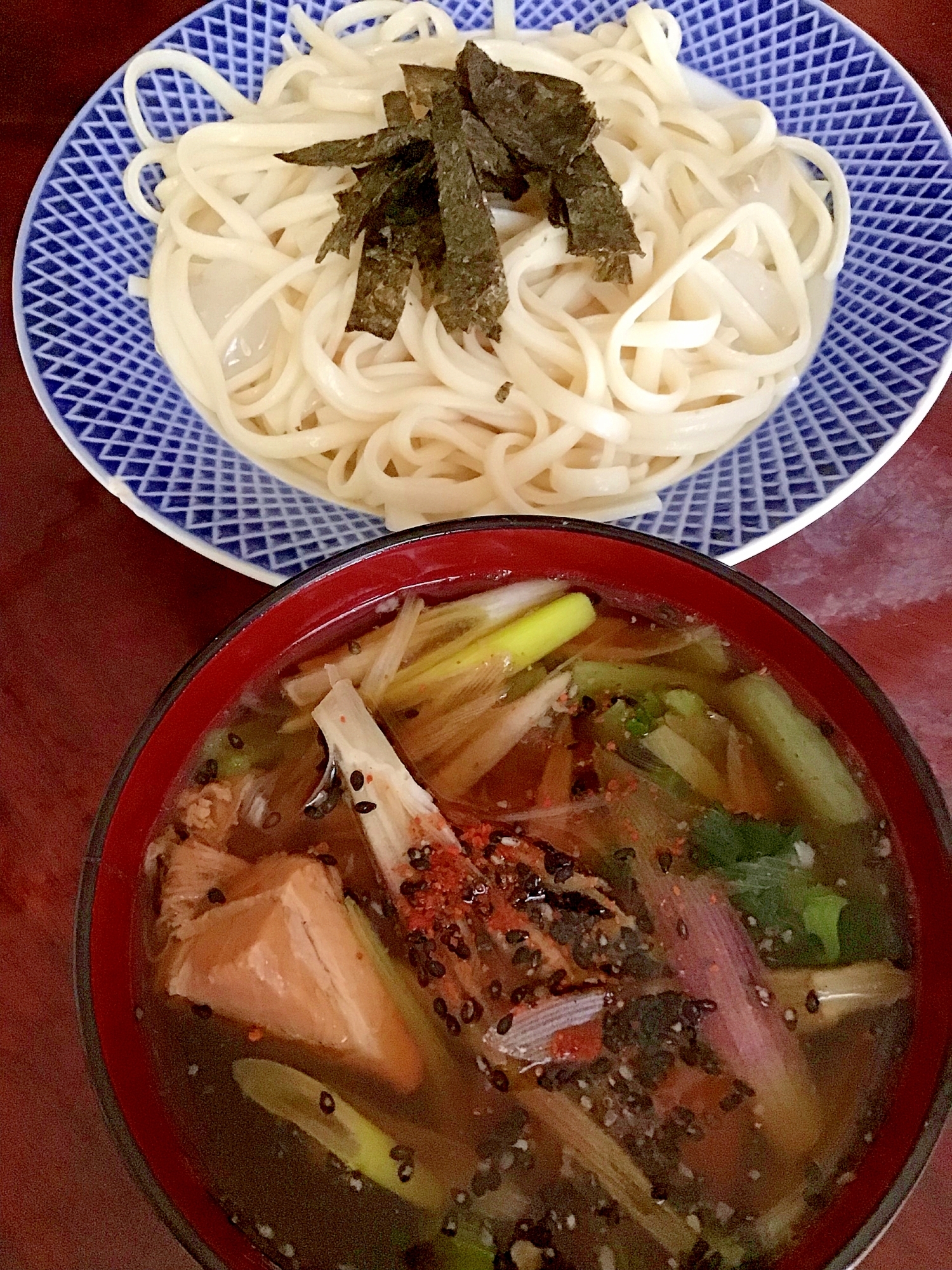 ネギチャーシューうどん（冷盛り）