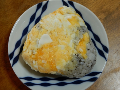 炒り卵のおにぎり✡️高菜入り