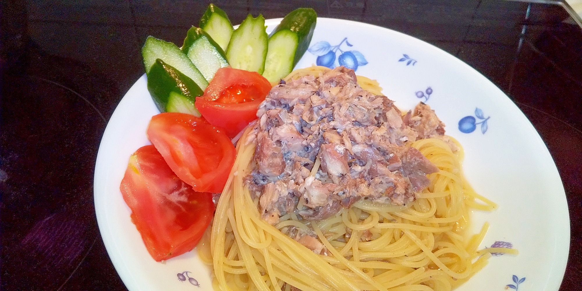 サバ缶で簡単ヘルシーパスタ！冷製サバレモンパスタ☆