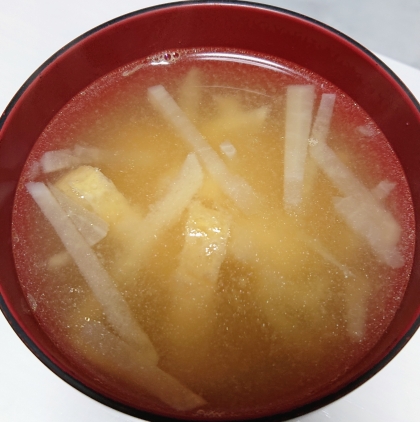 大根と油揚げの味噌汁