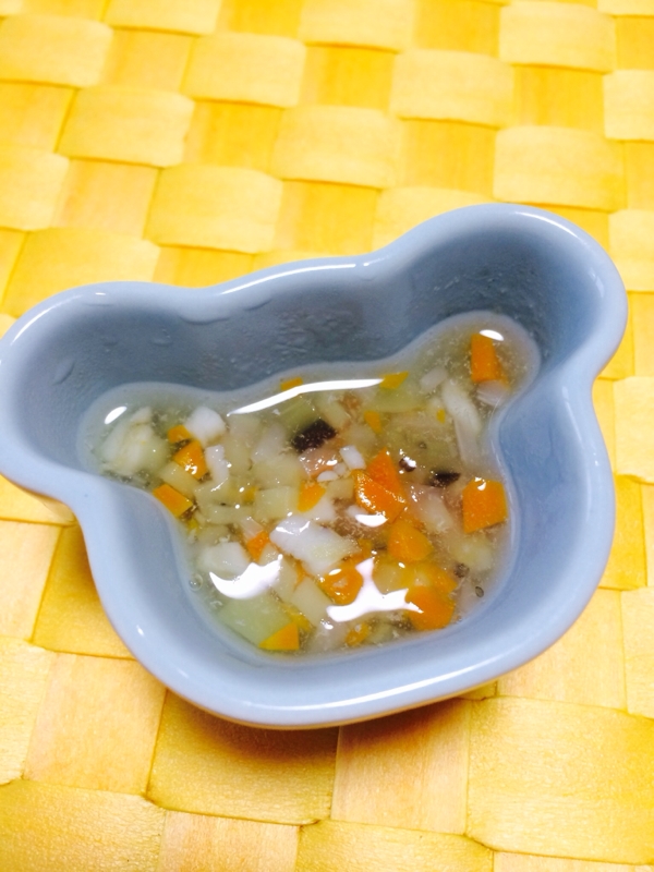 【離乳食 中期】♡野菜とカレイのとろみスープ♡