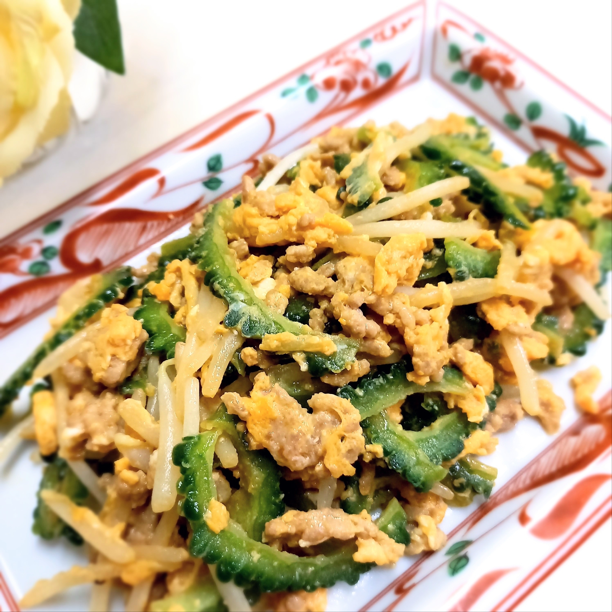 お豆腐なしᕷ*パパっと簡単 ゴーヤチャンプルꕤ୭*
