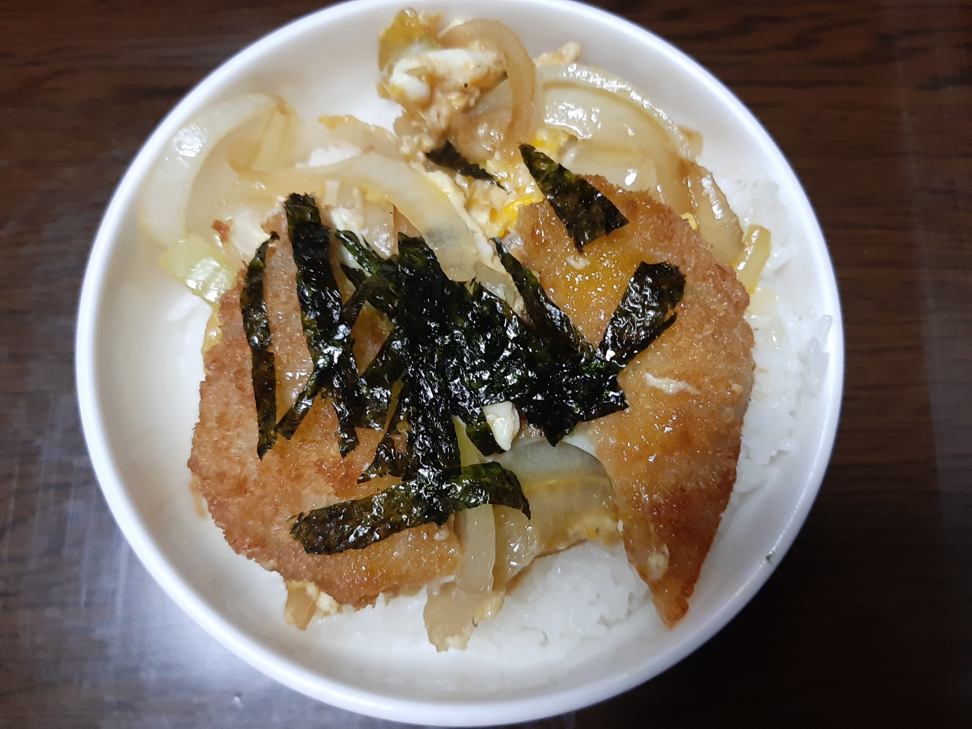 コロッケリメイク コロッケの卵とじ丼