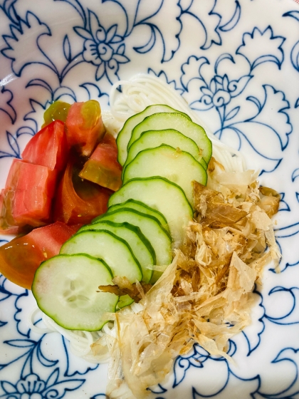 夏野菜 冷やしうどん