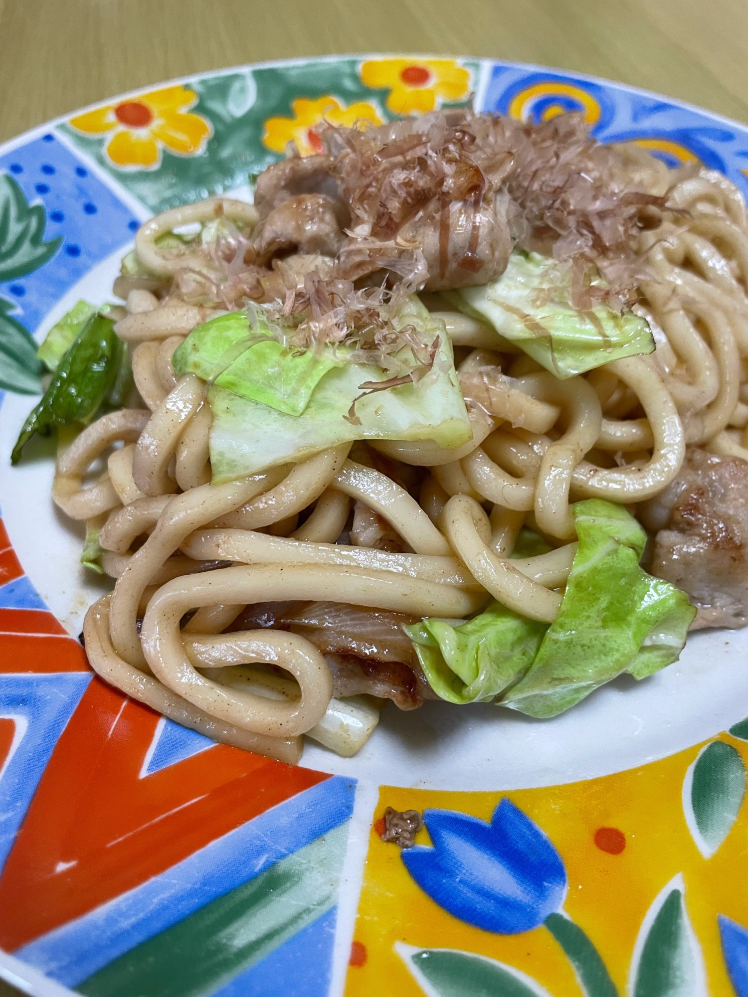 ダシと醤油の焼うどん