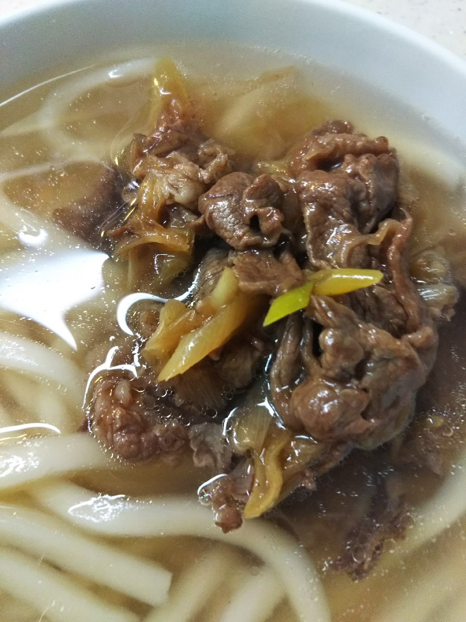 甘辛牛肉うどん