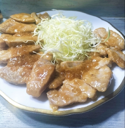 豚ブロックの生姜焼き