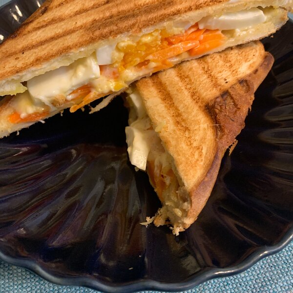 人参とゆで卵のホットサンド レシピ 作り方 By ごまおいる 楽天レシピ 人参とゆで卵のホットサンド レシピ 作り方 By ごまおいる 楽天レシピ