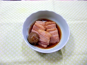 豚肉の梅シロップ煮