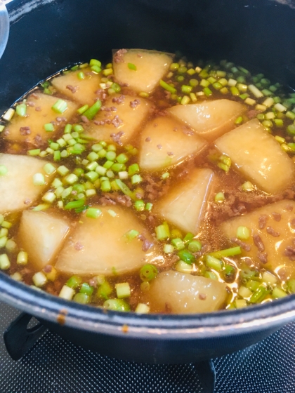 冬瓜のひき肉旨味スープ♪