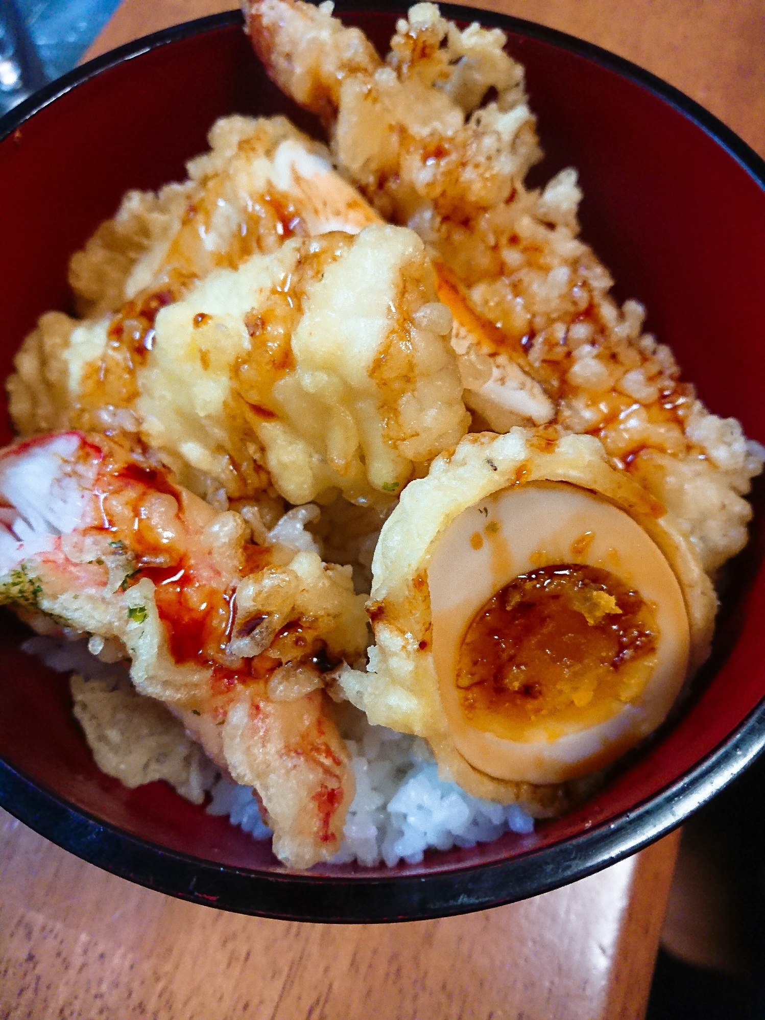 手作りつゆで天丼