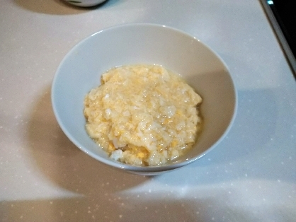 豆腐と卵の白だしあんかけ