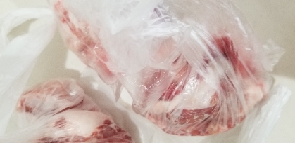 豚肉小間切れの冷凍保存