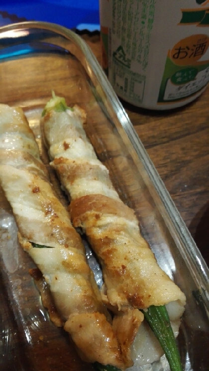 串には刺さずフライパンで焼きましたが簡単で美味しかったですー。シンプルに塩コショウだけがよいですね！