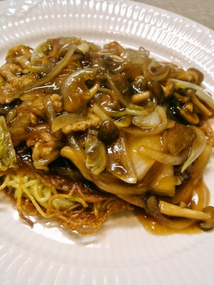 残り野菜で至高のあんかけ焼きそば★簡単旨い！