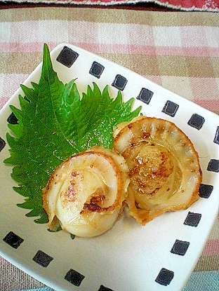 「ホタテのワサビ醤油ソテー」　　　♪♪