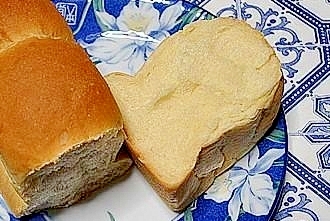 生食パンに近い？　牛乳と蜂蜜で作った山食パン