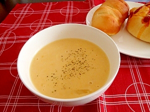 お手軽☆ポテコーンスープ　　(　離乳食にも◎　)