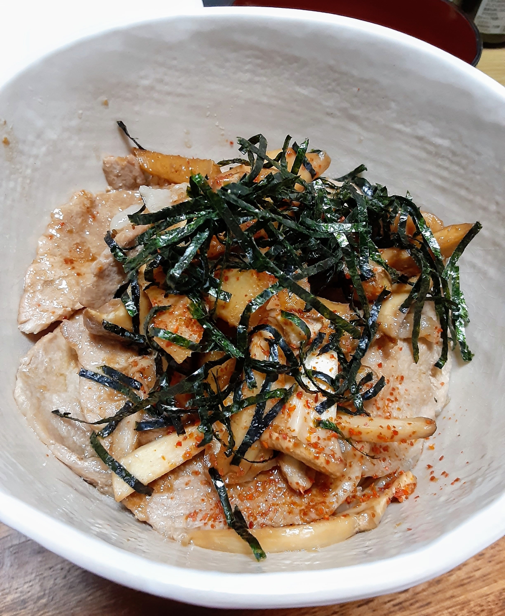 豚しょうが焼き丼