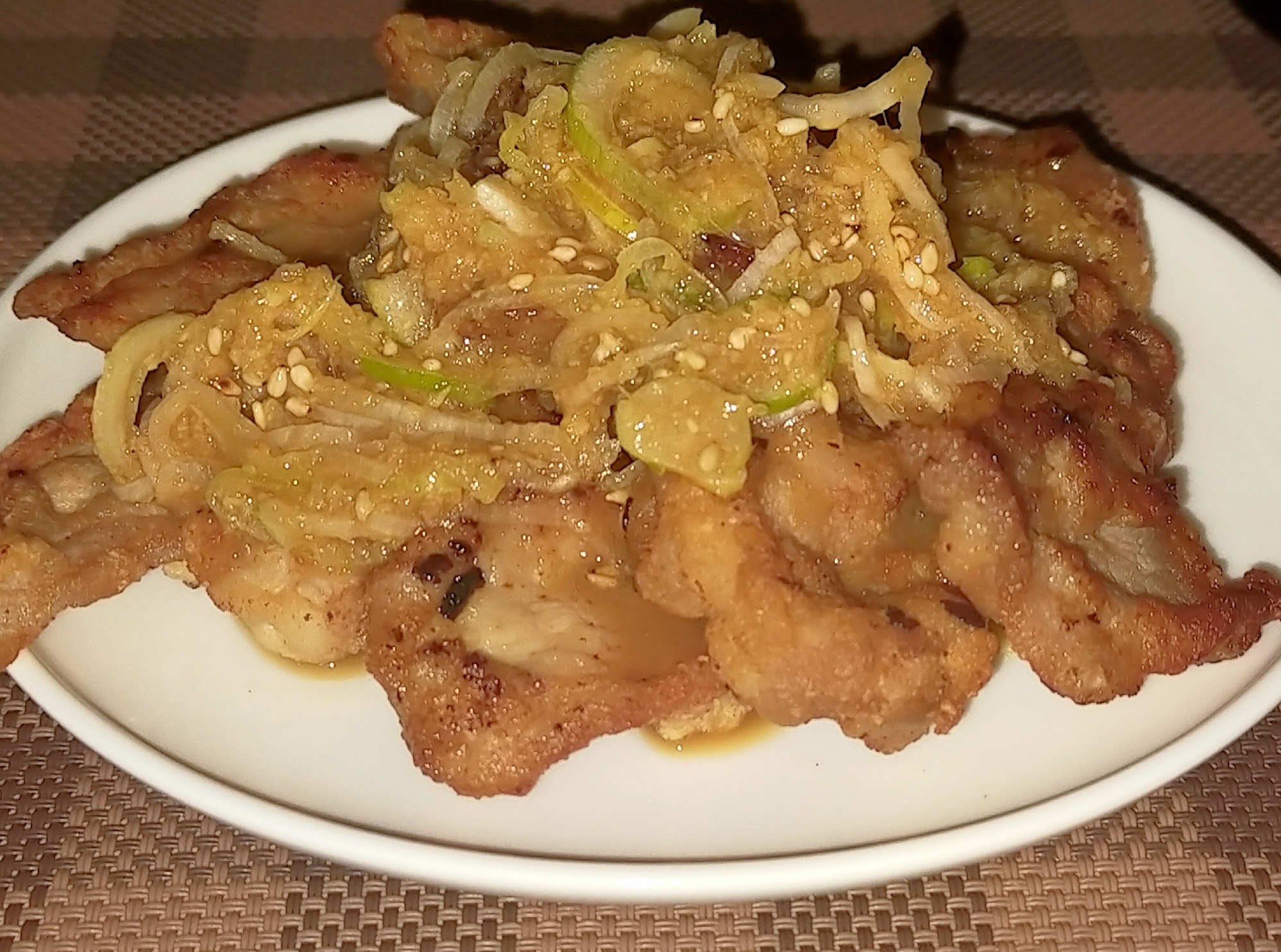 進化1_豚こま竜田揚げ南蛮