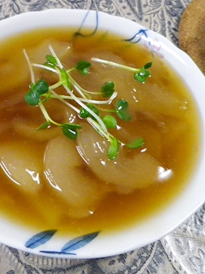 冷やし夕顔麺つゆ煮