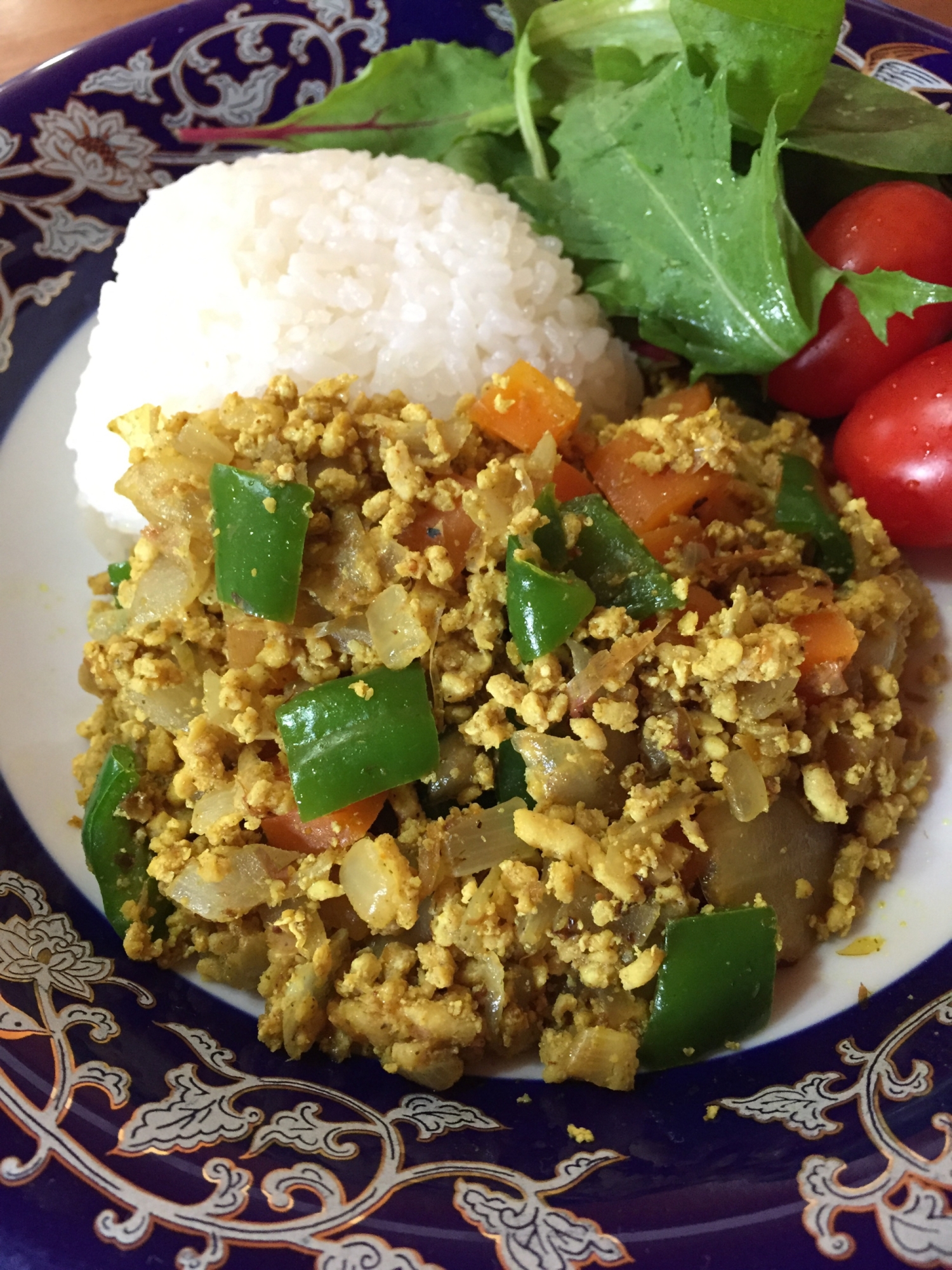 グルテンフリー！カレー粉でヘルシー和風キーマカレー