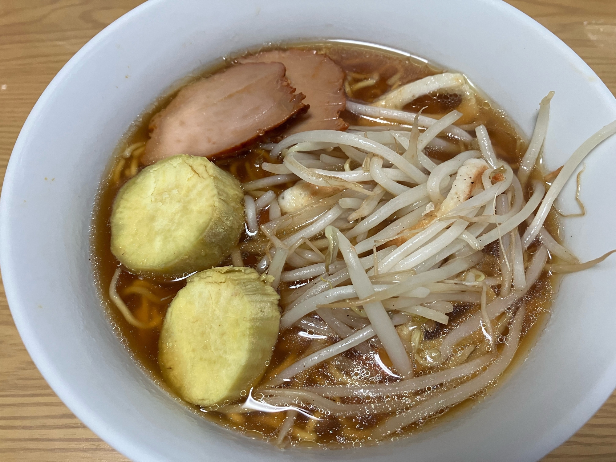 さつまいもともやしの醤油ラーメン☆彡