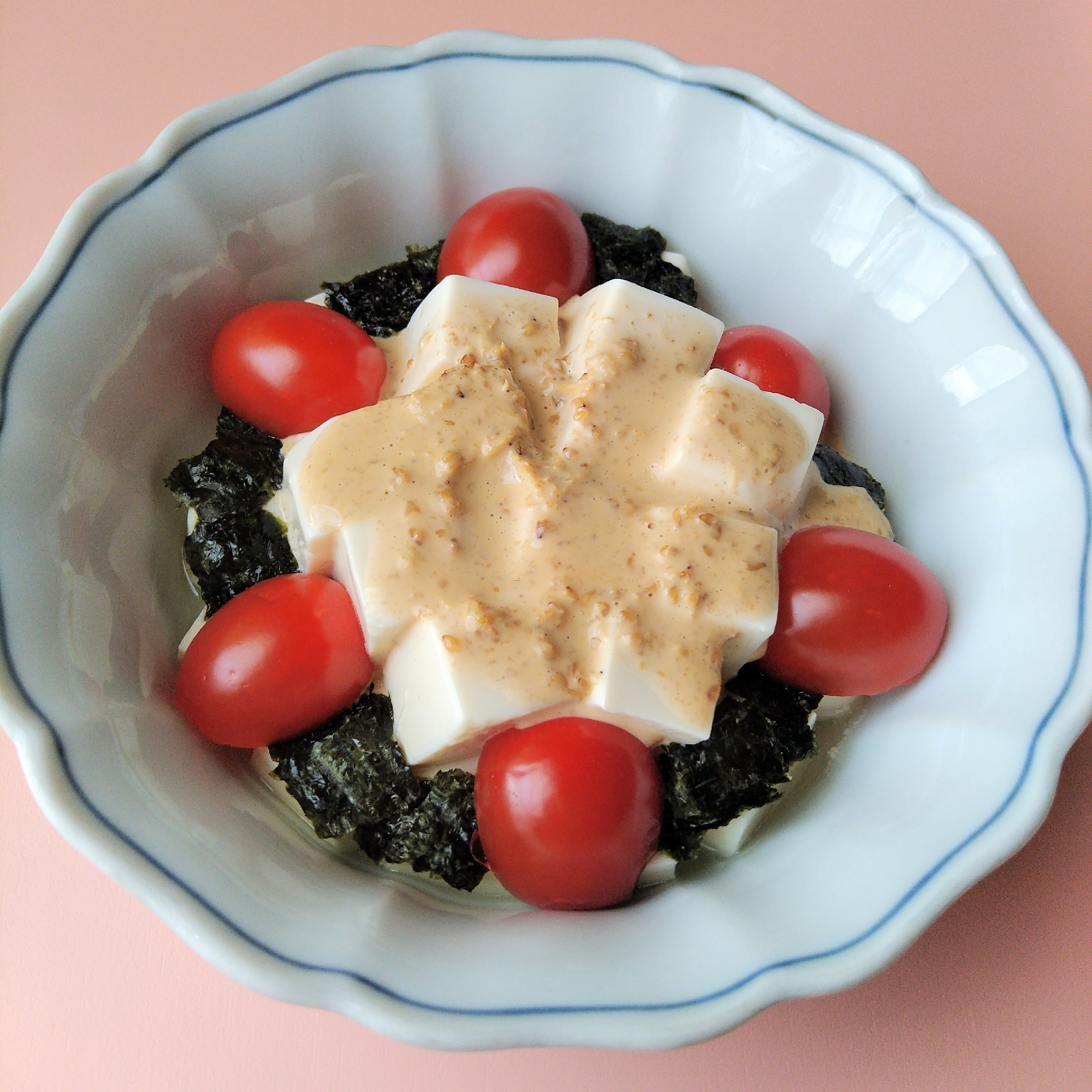 トマトと豆腐の和風しょうがマヨネーズサラダ