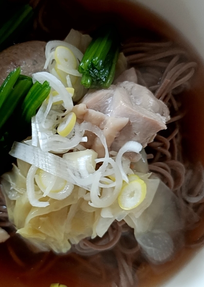 お手軽✿かしわ蕎麦