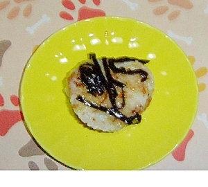 昆布佃煮と鰹節のおむすび