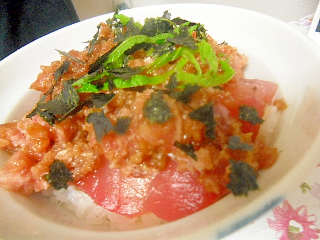 簡単おいしいネギトロ丼