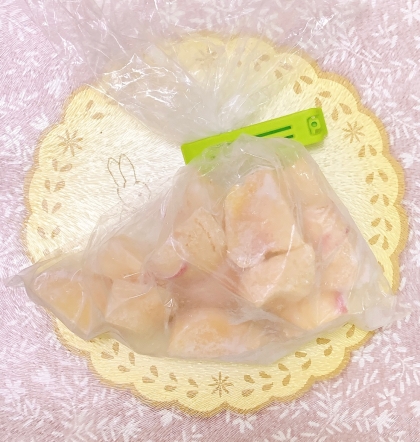 新生姜をいろいろな切り方で冷凍保存