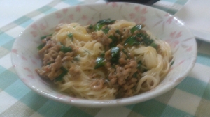 料理男子の麻婆そうめん