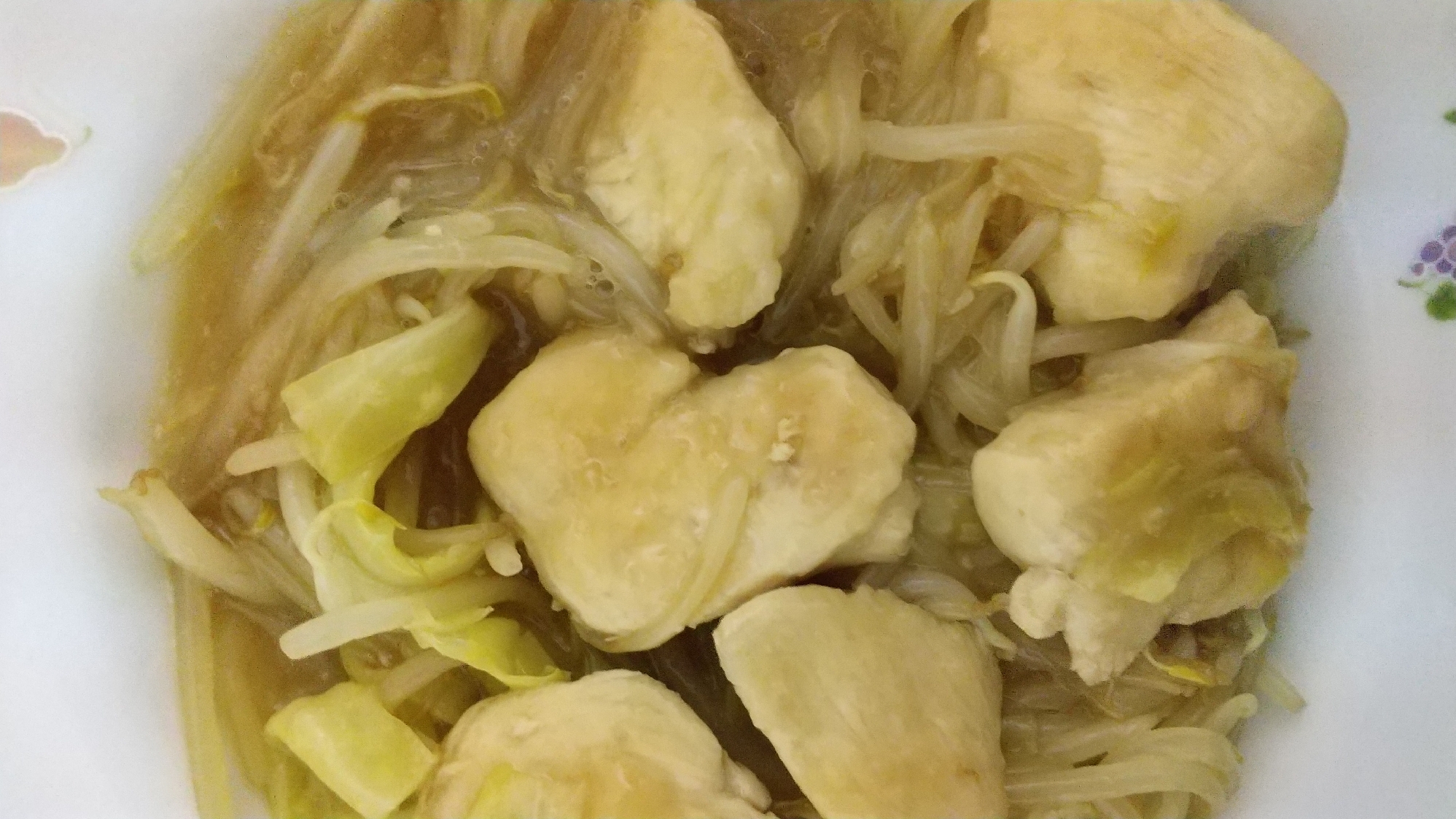 鶏むねと野菜のお酢炒め