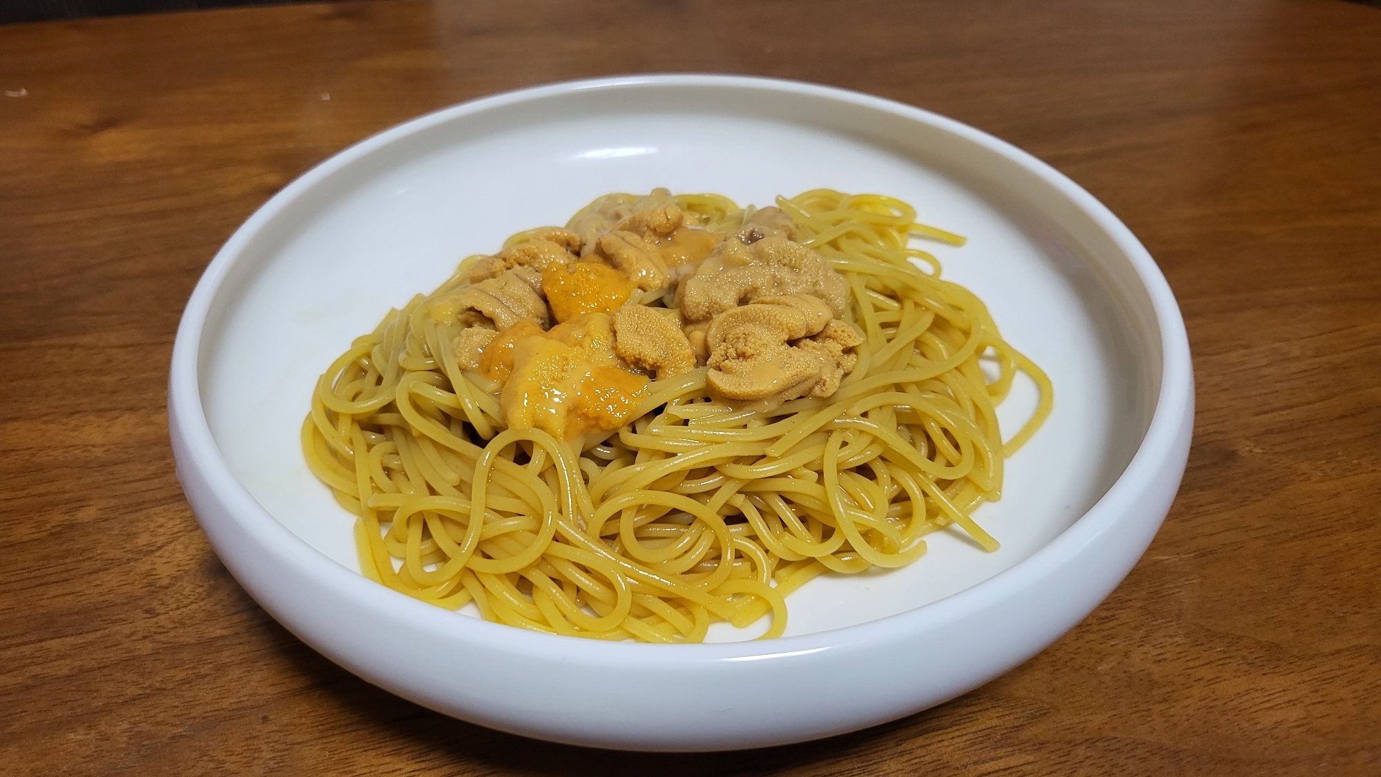 うに醤油で作るうにパスタ