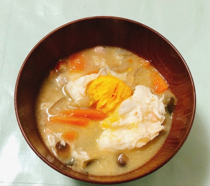 ➿ふわふわ卵と玉ねぎのお味噌汁➿