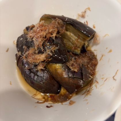 茄子の煮浸し Stewed Eggplant