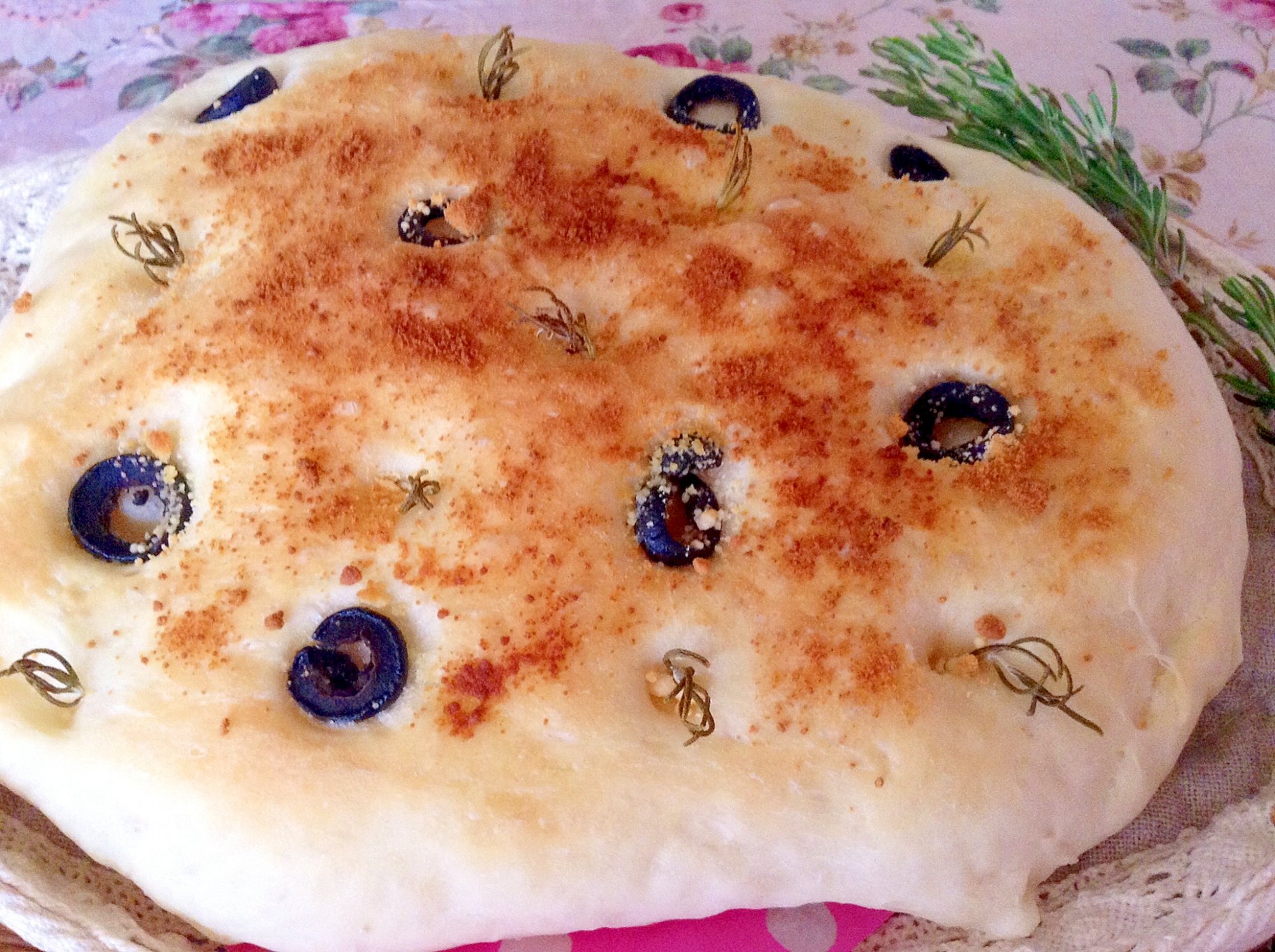 Hbで簡単 ふわふわフォカッチャ レシピ 作り方 By やなママ 楽天レシピ