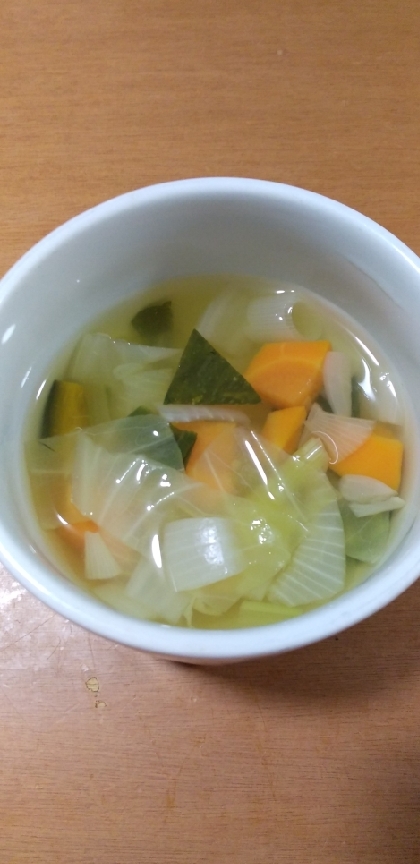 話題の野菜スープ